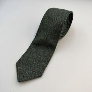 Kennedy of Ardara 100% Wool Necktie Green Brown